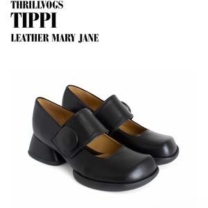 Fluevogs Tippi black leather size 11US NIB